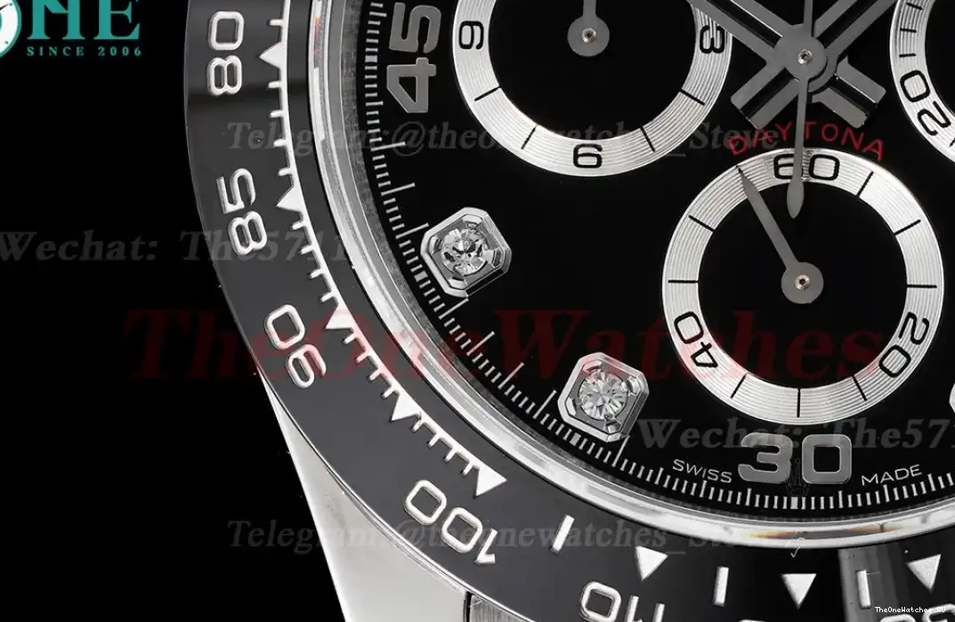 Dia 40mm SS KING SA4130 Daytona RU 116519 Black 0520